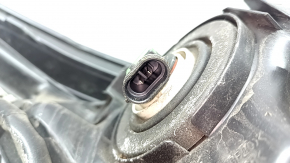 Headlight front left Toyota Highlander 14-16 bare, dark, halogen, sand, broken fasteners, damaged housing