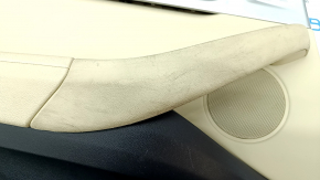 Door trim card rear left BMW X3 G01 18-21 leatherette beige, wood insert, for dry cleaning, scratches, broken