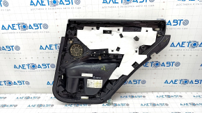 Door trim card rear left BMW X3 G01 18-21 leatherette beige, wood insert, for dry cleaning, scratches, broken
