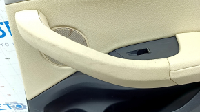 Door trim card rear right BMW X3 G01 18-21 beige leatherette, wood insert, for dry cleaning