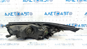 Headlight front right Toyota Highlander 14-16 bare dark halogen, sand, broken mount