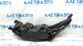 Headlight front right Toyota Highlander 14-16 bare dark halogen, sand, broken mount
