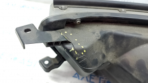 Headlight front right Toyota Highlander 14-16 bare dark halogen, sand, broken mount