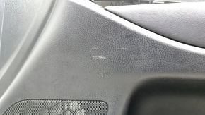 Door trim card front right Toyota Highlander 14-16 under JBL leather, black, wood insert, scratches