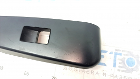 Rear right window lifter control trim Toyota Highlander 14-19 black, scratches