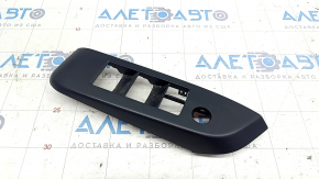 Front left window lift control trim Toyota Highlander 14-19 black