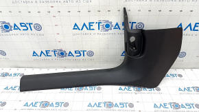 Door sill trim, front, left, inner, Audi A4 B9 17 - black, scratches