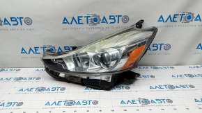 Headlight front left Toyota Prius V 15-17 naked, rest, halogen, sand, broken crepe