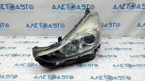Headlight front left Toyota Prius V 15-17 naked, rest, halogen, sand, broken crepe
