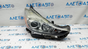 Headlight front right Toyota Prius V 15-17 bare, rest, halogen, sand, broken crepe