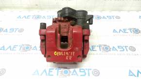 Rear right caliper Alfa Romeo Giulia 17- red, electric