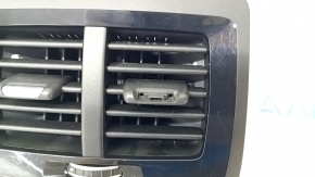 Air duct deflector center console BMW X3 G01 18-21 black gloss, scratches, missing fragment