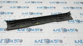 Door sill trim front left inner Toyota Prius V 15-17 gray, scratches