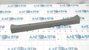 Door sill trim front right inner Toyota Prius V 15-17 gray, scratches