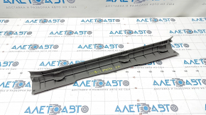 Door sill trim front right inner Toyota Prius V 15-17 gray, scratches
