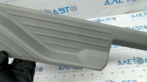 Door sill trim rear left inner Toyota Prius V 15-17 gray, scratches