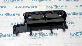 Air duct deflector central Toyota Prius V 12-17 black, 2 sections
