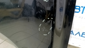 Hood bare Nissan Rogue 21-23 black KH3, aluminum, scratches, sand
