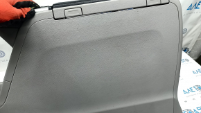 Console central armrest and cup holders Toyota Prius V 15-17 gray assembled, scratches