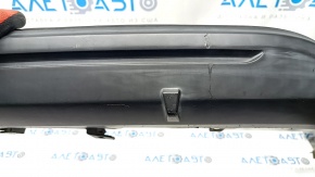 Rear bumper lip Toyota Prius V 15-17 rest, black, scratches, pressed