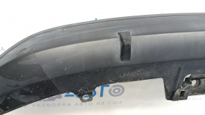 Rear bumper lip Toyota Prius V 15-17 rest, black, scratches, pressed