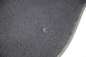 Tesla Model Y 20 Front Right Interior Mat - Black Cloth, Cleanable, Burnt