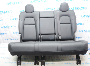 Rear row of seats 2nd row Tesla Model Y 20 - black leather, solid bottom, electric, heated
