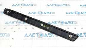 Lexus RX300 RX330 RX350 RX400h 04-08 black outer front left door sill plate