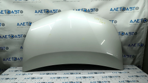Hood bare Toyota Prius V 12-17 aluminum, white 070, bumps, paint chips