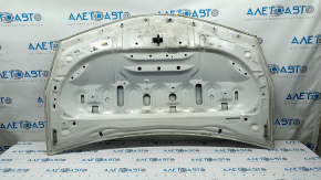 Hood bare Toyota Prius V 12-17 aluminum, white 070, bumps, paint chips