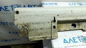 Left threshold Toyota Prius V 12-17 white, scratches, pressed, broken fastener