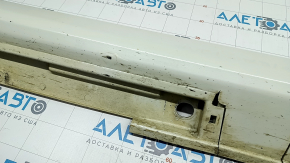 Right threshold Toyota Prius V 12-17 white, scratches, broken fastener
