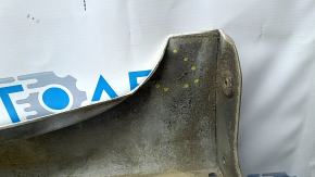 Right threshold Toyota Prius V 12-17 white, scratches, broken fastener