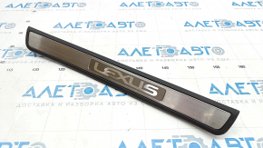 Door sill trim rear right outer Lexus GX470 03-09 chrome, worn
