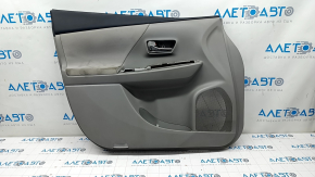 Door trim card front left Toyota Prius V 12-17 gray cloth, scratches, for dry cleaning