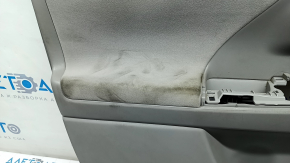Door trim card front left Toyota Prius V 12-17 gray cloth, scratches, for dry cleaning