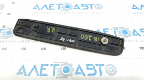 Door sill trim rear right outer Lexus IS200 IS300 99-05 black, scratch