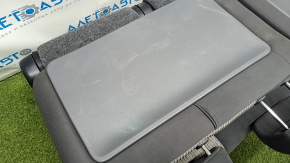 Rear row of seats 2nd row Toyota Prius V 12-17 velour dark gray + light gray, dry-cleanable, scratches