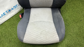 Driver's seat Toyota Prius V 12-17 without airbag, mechanical + electric, velour, dark gray + light gray, for dry cleaning