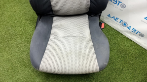 Passenger seat Toyota Prius V 12-17 without airbag, mechanical, velour dark gray + light gray, for dry cleaning