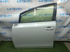 Door assembly front left Toyota Prius V 12-17 keyless, white 070, butt