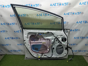 Door assembly front left Toyota Prius V 12-17 keyless, white 070, butt