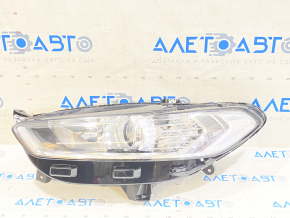 Headlight front left bare Ford Fusion mk5 13-16 Halogen H7+H15 White insert, mechanical corrector
