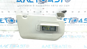 Right visor Nissan Rogue 21-23 gray, without hook, for cleaning