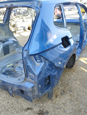 Quarter wing rear right VW Tiguan 18-long blue, on the body, dented, bumps