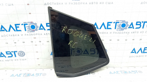 Window blind glass rear left Nissan Rogue 21-23 JP built