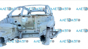 Tesla Model Y 20 front left quarter panel - on body, iron panel, white PPSW
