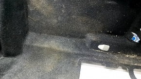 Front floor covering Nissan Rogue 21-23 black, dry cleanable