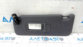 Left visor BMW X3 G01 18 - black, without hook