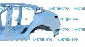 Quarter wing rear left Tesla Model Y 20- on the body, insert side member, white PPSW